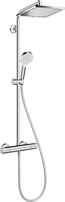 Душевая система Hansgrohe Crometta E Showerpipe 240 1jet 27271000