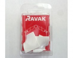 Ravak набор для планки тип 6 (2 заглушки+ 2 угл соединения)