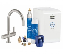 Стартовый комплект со смесителем для мойки Grohe Blue 31323 DC1