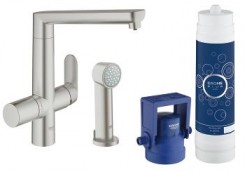 Стартовый комплект со смесителем для мойки Grohe Blue 31354 DC1