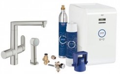 Стартовый комплект со смесителем для мойки Grohe Blue 31355 DC1