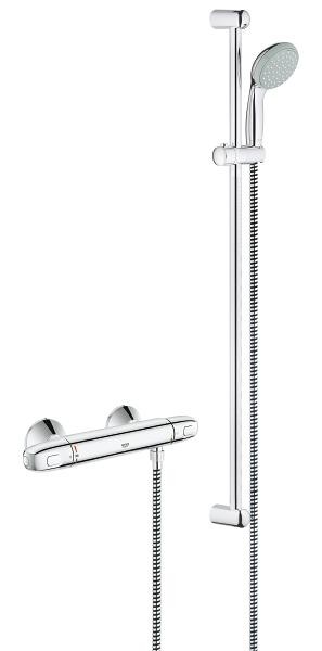 Термостат для душа с душевым гарнитуром Grohe Grohtherm 1000 34256 003