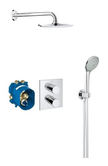 Термостат для душа с душ.гарнитуром Grohe Grohtherm 3000 Cosm 34408 000