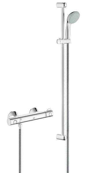 Термостат для душа с душевым гарнитуром Grohe Grohtherm 800 34566 000