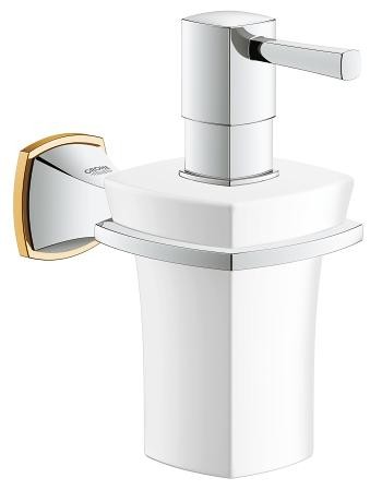 Держатель с керамическим дозатором жидкого мыла Grohe Grandera 40627 IG0