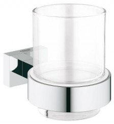 Стакан с держателем Grohe Essentials Cube 40755 001