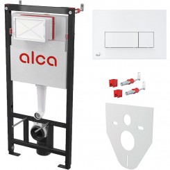 Инсталляция Alcaplast SET 4в1 AM101/1120 + клавиша M570, белая глянец