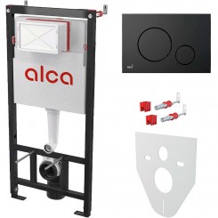 Инсталляция Alcaplast SET 4в1 AM101/1120 + клавиша M678, чёрная матовая (copy 2025-04-11 03:00:52)