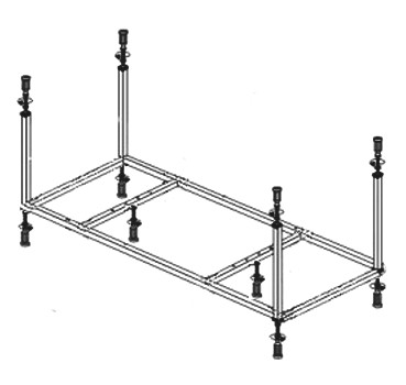 металлический каркас для ванн KolpaSan