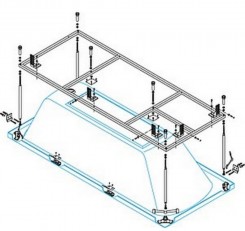металлический каркас для ванн Cezares 