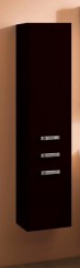 Шкаф-колонна подвесная Акватон Америна 34 см чёрный