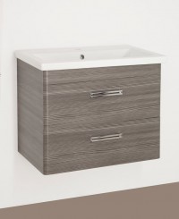 Тумба подвесная Style Line Лотос 80 Комо 80 Шелк зебрано PLUS