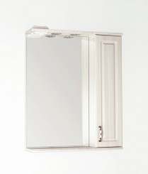 Зеркальный шкаф Style Line Олеандр-2 65/С рельеф пастель