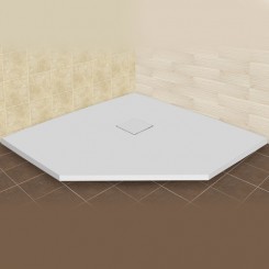 Душевой поддон трапеция RGW ST/T-W 90*90