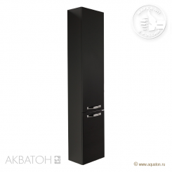 Шкаф-колонна подвесная Акватон АРИЯ чёрный